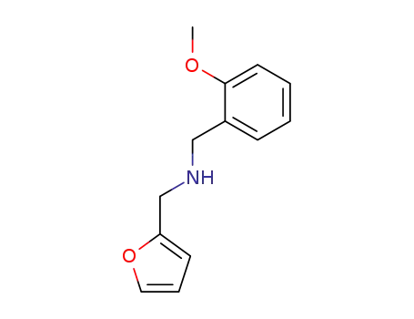 Molecular Structure of 225236-02-2 (FURAN-2-YLMETHYL-(2-METHOXY-BENZYL)-AMINE)