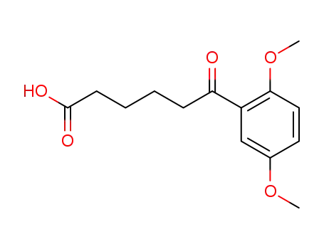 Molecular Structure of 79381-16-1 (6-(2,5-DIMETHOXYPHENYL)-6-OXOHEXANOIC ACID)