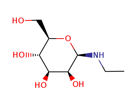 Molecular Structure of 68045-28-3 (N-ethyl-β-D-mannopyranosylamine)