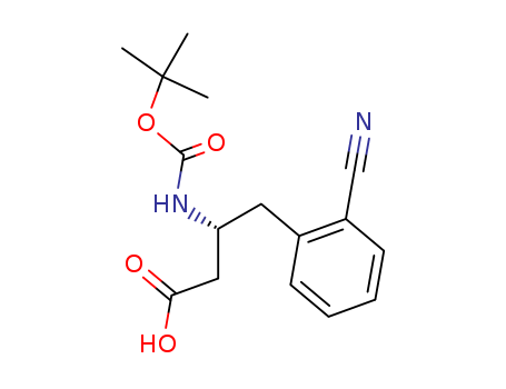 (R)-3-((tert-Butoxycarbonyl)amino)-4-(2-cyanophenyl)butanoic acid