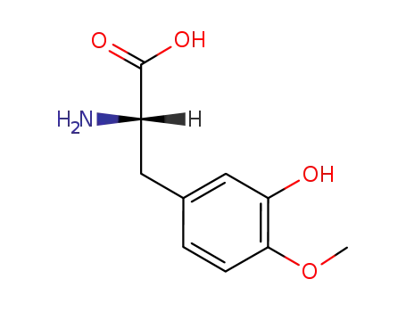 Molecular Structure of 35296-56-1 (L-Tyrosine, 3-hydroxy-O-methyl-)