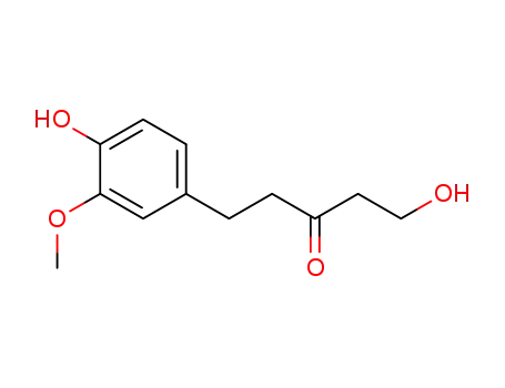 Molecular Structure of 99742-03-7 (5-Hydroxy-1-(4-hydroxy-3-methoxyphenyl)-3-pentanone)