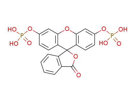 Molecular Structure of 134869-03-7 (Fluorescein3,6-diphosphate)