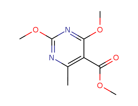 5-Pyrimidinecarboxylic acid, 2,4-dimethoxy-6-methyl-, methyl ester