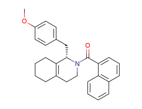 Molecular Structure of 90133-19-0 ([(S)-1-(4-Methoxy-benzyl)-3,4,5,6,7,8-hexahydro-1H-isoquinolin-2-yl]-naphthalen-1-yl-methanone)