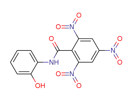 Molecular Structure of 354991-65-4 (Benzamide, N-(2-hydroxyphenyl)-2,4,6-trinitro-)