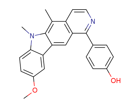 Phenol, 4-(9-methoxy-5,6-dimethyl-6H-pyrido[4,3-b]carbazol-1-yl)-