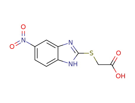 Acetic acid, [(5-nitro-1H-benzimidazol-2-yl)thio]-