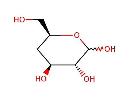 Molecular Structure of 28434-38-0 (4-Deoxy-D-xylo-hexopyranose)