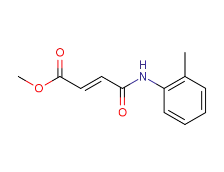 Molecular Structure of 80167-54-0 (2-Butenoic acid, 4-[(2-methylphenyl)amino]-4-oxo-, methyl ester, (E)-)