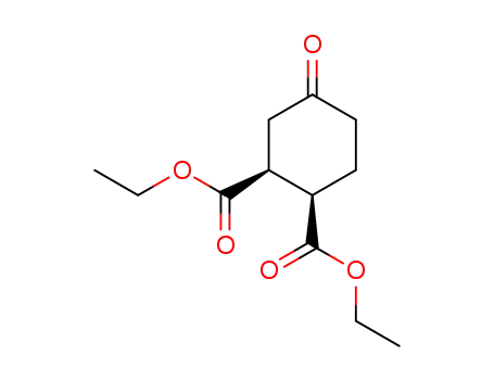 1,2-Cyclohexanedicarboxylic acid, 4-oxo-, diethyl ester, trans-