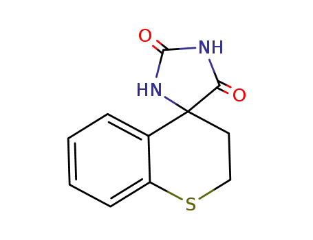 Molecular Structure of 66892-42-0 (spiro(hydantoin-5,4'-thiochromane))