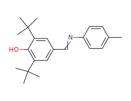 Phenol, 2,6-bis(1,1-dimethylethyl)-4-[[(4-methylphenyl)imino]methyl]-