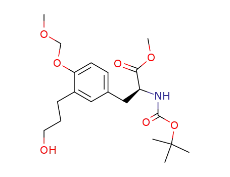 L-Tyrosine,
N-[(1,1-dimethylethoxy)carbonyl]-3-(3-hydroxypropyl)-O-(methoxymethyl
)-, methyl ester
