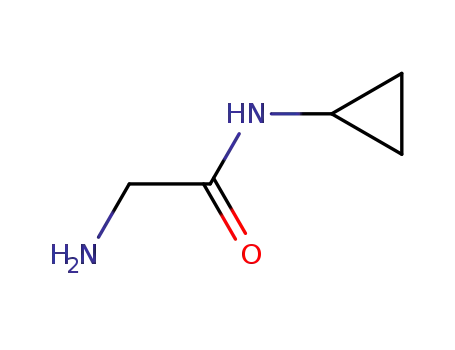 Molecular Structure of 120436-02-4 (2-AMINO-N-CYCLOPROPYL-ACETAMIDE)