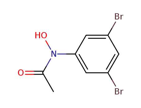 Molecular Structure of 112290-76-3 (Acetamide, N-(3,5-dibromophenyl)-N-hydroxy-)