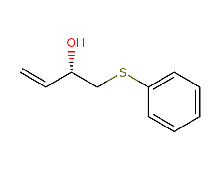 Molecular Structure of 783322-43-0 (3-Buten-2-ol, 1-(phenylthio)-, (2S)-)