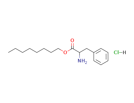 49554-10-1,DL-3-Phenylalanine octyl ester hydrochloride,DL-Phenylalanine,octyl ester, hydrochloride; DL-Phenylalanine hydrochloride octyl ester