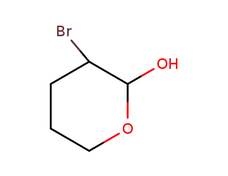 Molecular Structure of 103755-65-3 (2H-Pyran-2-ol, 3-bromotetrahydro-)