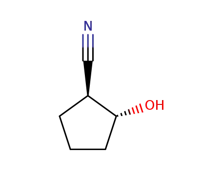 Molecular Structure of 57836-12-1 (Cyclopentanecarbonitrile, 2-hydroxy-)
