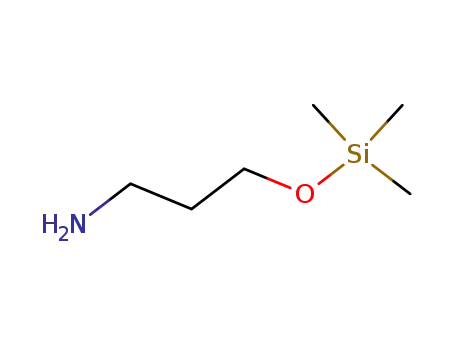 Molecular Structure of 23755-44-4 (1-Propanamine, 3-[(trimethylsilyl)oxy]-)