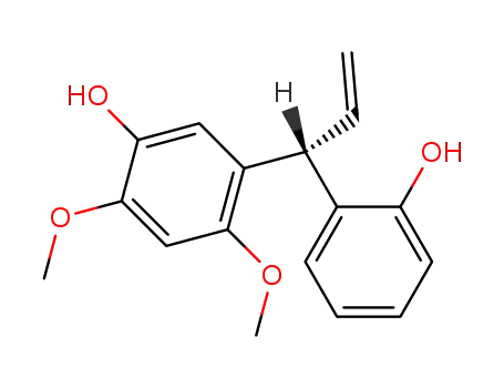 Molecular Structure of 10154-42-4 ((+)-4',6'-Dimethoxy[(S)-2,3'-allylidenediphenol])