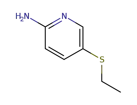 Molecular Structure of 71167-00-5 (5-(ethylsulfanyl)pyridin-2-amine)