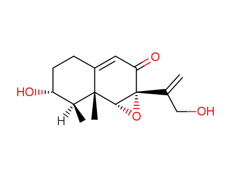 Naphth[1,2-b]oxiren-2(1aH)-one,4,5,6,7,7a,7b-hexahydro-6-hydroxy-1a-[1-(hydroxymethyl)ethenyl]-7,7a-dimethyl-,(1aR,6R,7R,7aR,7bR)-