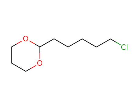 Molecular Structure of 84231-09-4 (2-(5-chloropentyl)-1,3-dioxane)