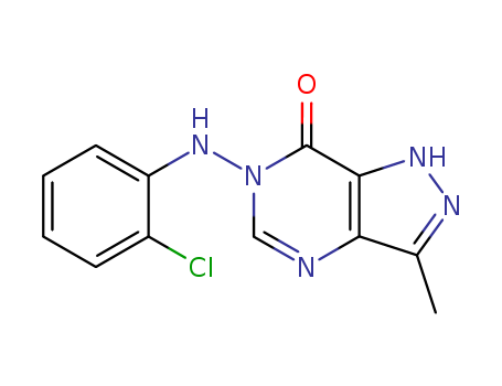 6-((2-Chlorophenyl)amino)-3-methyl-1,6-dihydro-7H-pyrazolo(4,3-d)pyrimidin-7-one