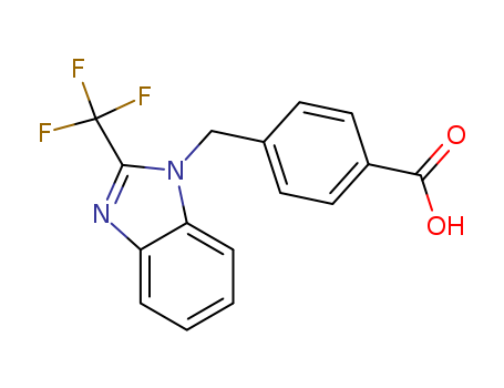 Benzoic acid,4-[[2-(trifluoromethyl)-1H-benzimidazol-1-yl]methyl]-