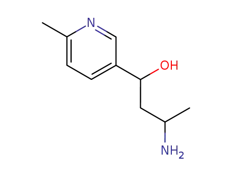 Molecular Structure of 56704-14-4 (3-Pyridinemethanol, a-(2-aminopropyl)-6-methyl-)