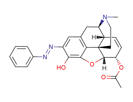 E-phenyl-2-azo-6-acetyl-morphine