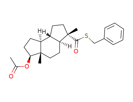 Acetic acid (3S,3aS,5aS,6S,8aS,8bS)-6-benzylsulfanylcarbonyl-3a,6-dimethyl-dodecahydro-as-indacen-3-yl ester