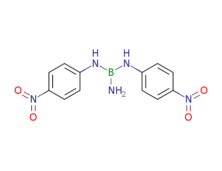 Molecular Structure of 3905-97-3 (H<sub>2</sub>NB(NHC<sub>6</sub>H<sub>4</sub>-4-NO<sub>2</sub>)2)