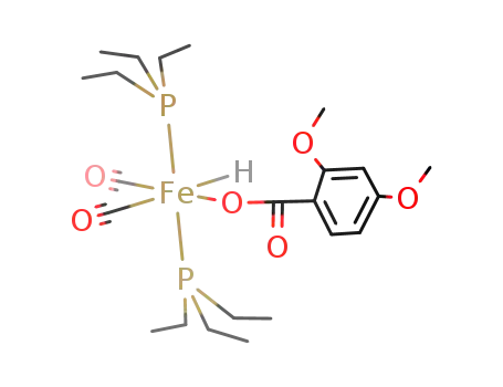 dicarbonyl(2,4-dimethoxybenzoato)hydridobis(triethylphosphino)iron