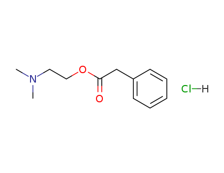 Benzeneacetic acid, 2-(dimethylamino)ethyl ester, hydrochloride