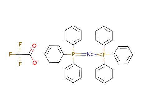 1,1,1-Triphenyl-N-(triphenylphosphoranylidene)phosphoraniminium 2,2,2-trifluoroacetate