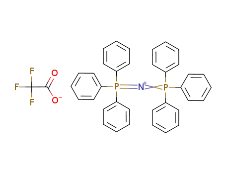 Molecular Structure of 116405-43-7 (Bis(triphenylphosphine)iminium trifluoroacetate)