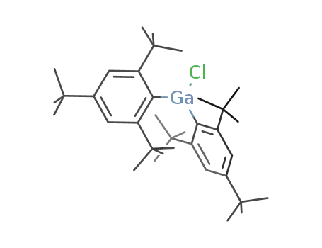 Molecular Structure of 153092-78-5 (Gallium, chlorobis[2,4,6-tris(1,1-dimethylethyl)phenyl]-)
