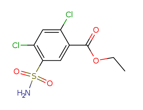 Benzoic acid, 5-(aminosulfonyl)-2,4-dichloro-, ethyl ester