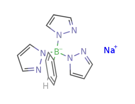 Molecular Structure of 80583-77-3 (sodium phenyltris(pyrazolyl)borate)