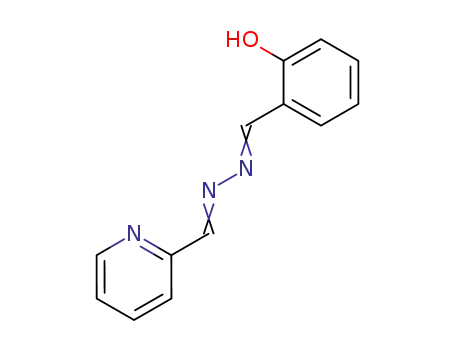 Molecular Structure of 110484-55-4 (2-Pyridinecarboxaldehyde, [(2-hydroxyphenyl)methylene]hydrazone)
