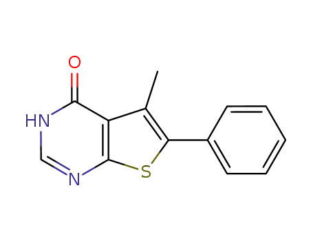 Molecular Structure of 306934-76-9 (5-METHYL-6-PHENYLTHIENO[2,3-D]PYRIMIDIN-4-OL)