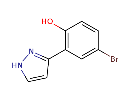 4-Bromo-2-(1h-pyrazol-3-yl)phenol