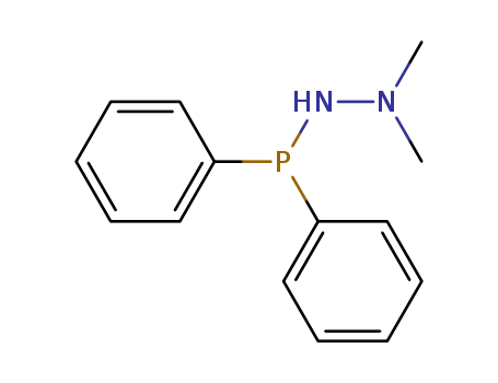 Molecular Structure of 3999-13-1 (2-diphenylphosphanyl-1,1-dimethyl-hydrazine)