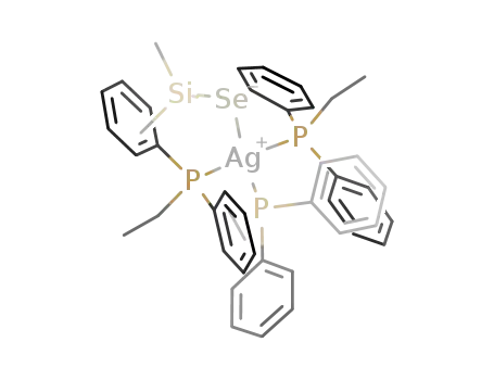 Molecular Structure of 935681-91-7 ((diphenyl(ethyl)phosphine)3Ag(trimethylsilylselenolato))