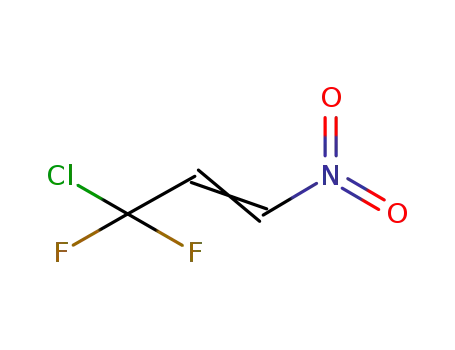 Molecular Structure of 879125-90-3 (1-Propene, 3-chloro-3,3-difluoro-1-nitro-)