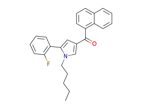 [5-(2-Fluorophenyl)-1-pentyl-1H-pyrrol-3-yl]-1-naphthalenyl-Methanone(914458-26-7)