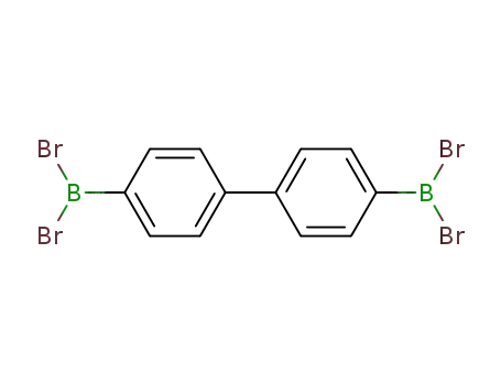 Molecular Structure of 107384-84-9 (4,4'-bis(dibromoboryl)biphenyl)